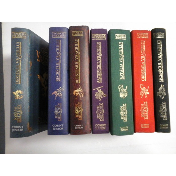 CRONICILE WARDSTONE 7 volume (Ucenicul Vraciului; Blestemul Vraciului; Secretul Vraciului....) - JOSEPH DELANEY - CRONICILE WARDSTONE 7 volume (Ucenicul Vraciului; Blestemul Vraciului; Secretul Vraciului....) - JOSEPH DELANEY -